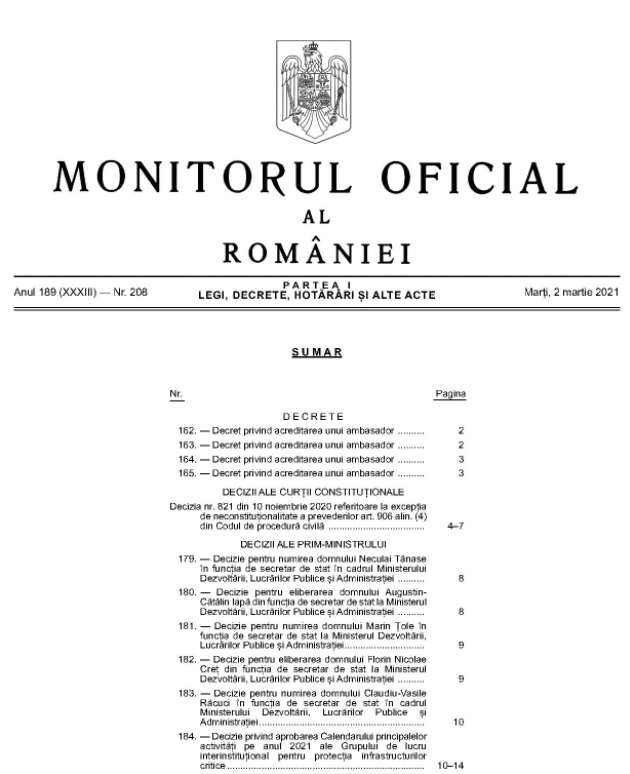 official monitor